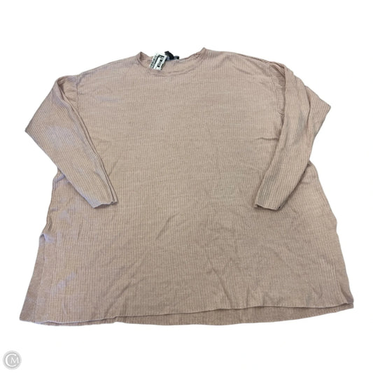 Top Long Sleeve By Eileen Fisher In Pink, Size: L