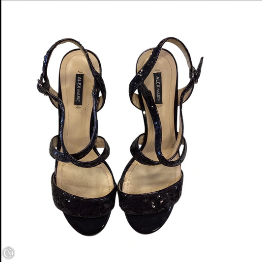 Shoes Heels Kitten By Alex Marie In Black, Size: 7.5