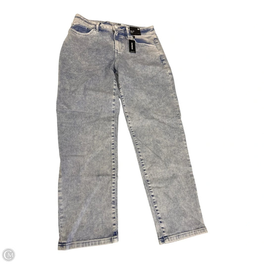 Jeans Boyfriend By Express In Blue Denim, Size: 8