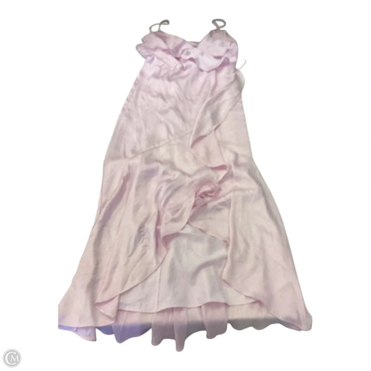 Dress Casual Maxi By Express In Pink, Size: S