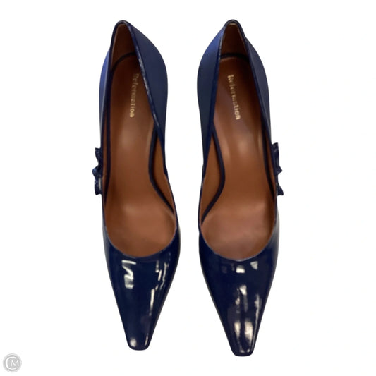 Shoes Heels Kitten By Reformation In Navy, Size: 9