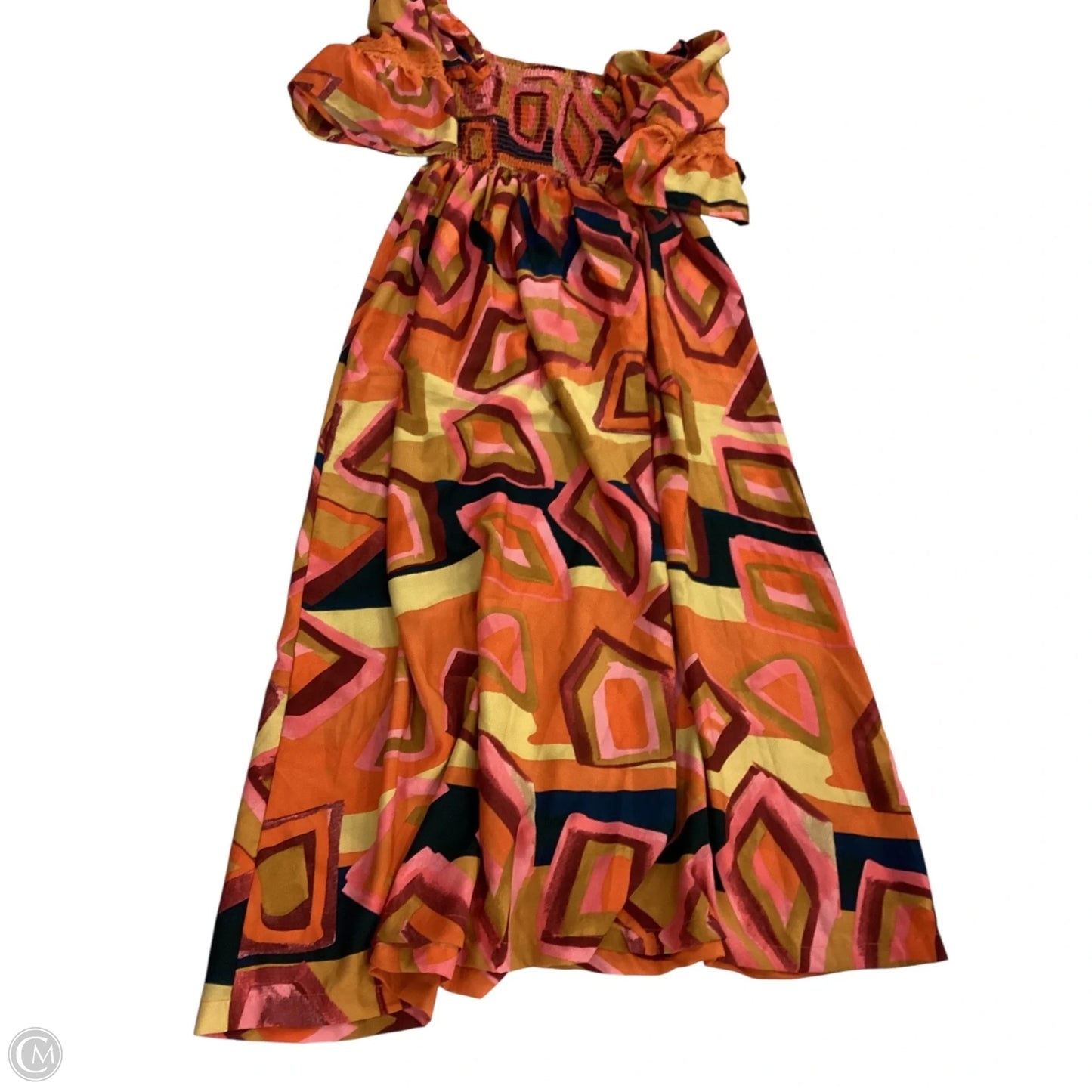 Dress Casual Maxi By Clothes Mentor In Multi-colored, Size: M