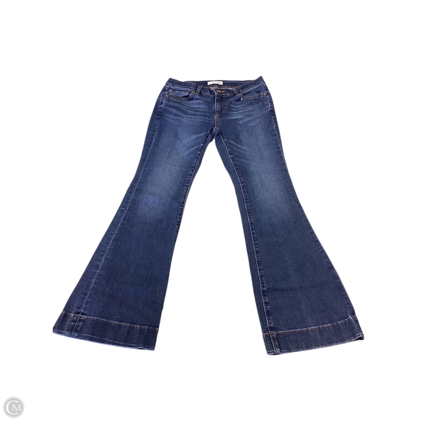 Jeans Boot Cut By Loft In Blue Denim, Size: 2