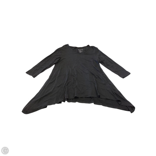 Top 3/4 Sleeve Basic By Sympli In Black, Size: M