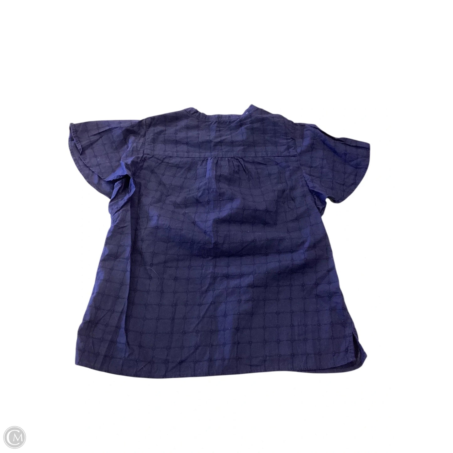 Top Short Sleeve By Gap In Navy, Size: S