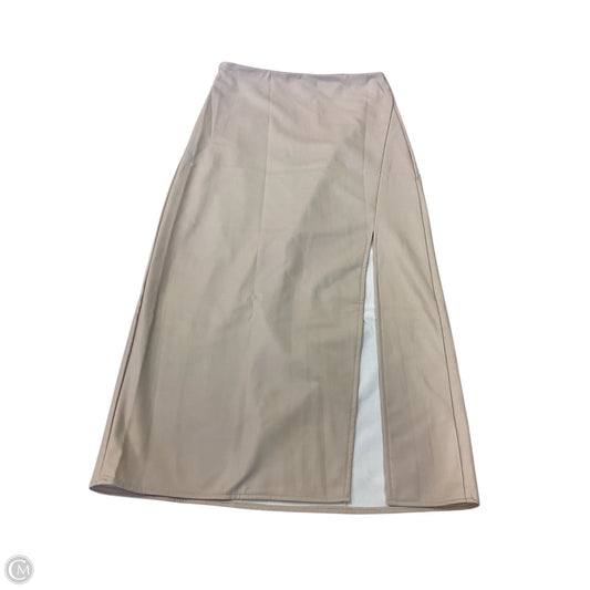 Skirt Maxi By Clothes Mentor In Tan, Size: M
