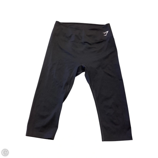 Athletic Capris By Gym Shark In Black, Size: Xl