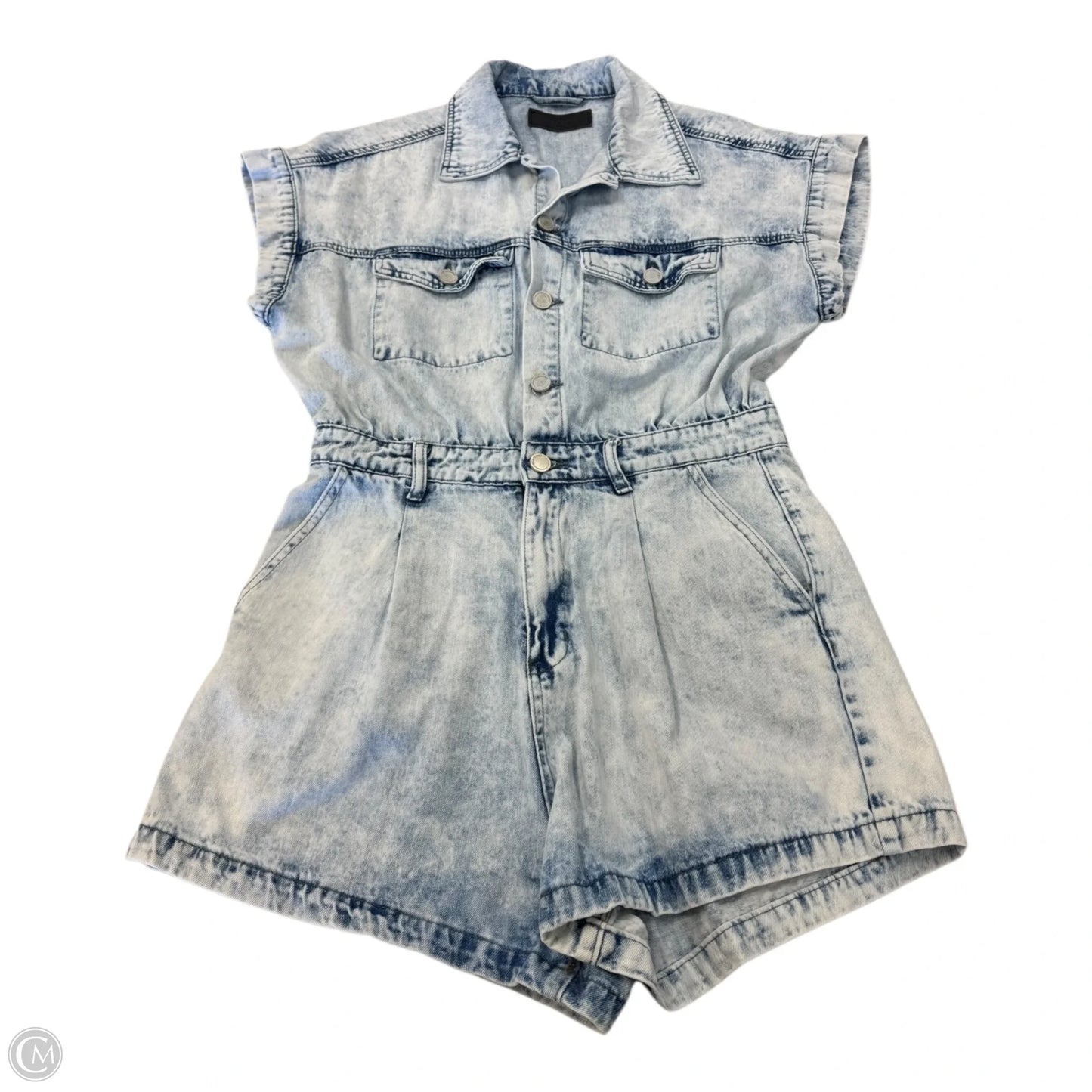 Romper By Blanknyc In Blue Denim, Size: M
