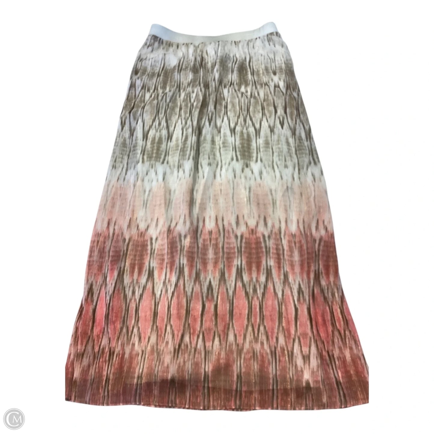 Skirt Maxi By Chicos In Multi-colored, Size: M
