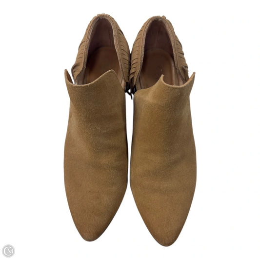Boots Ankle Heels By Report In Tan, Size: 8