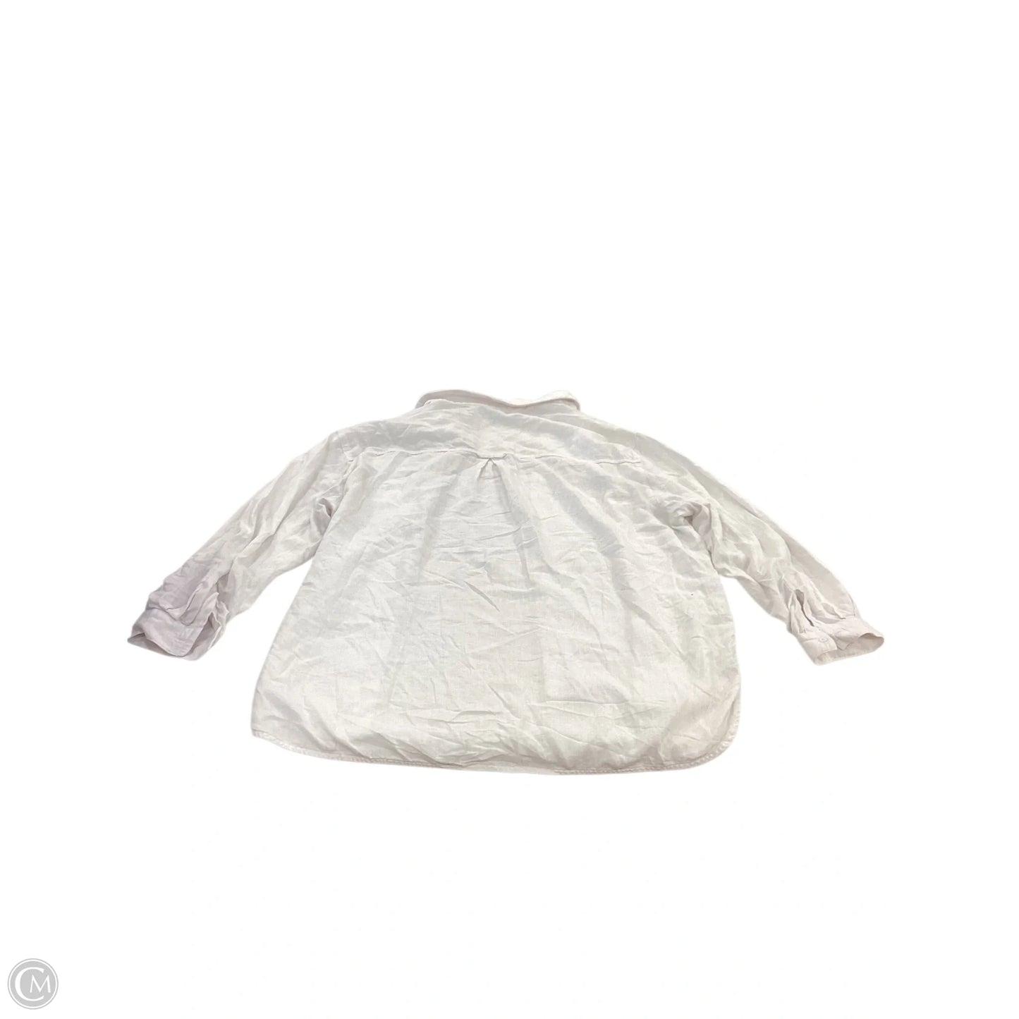 Top Long Sleeve By Old Navy In White, Size: Xl