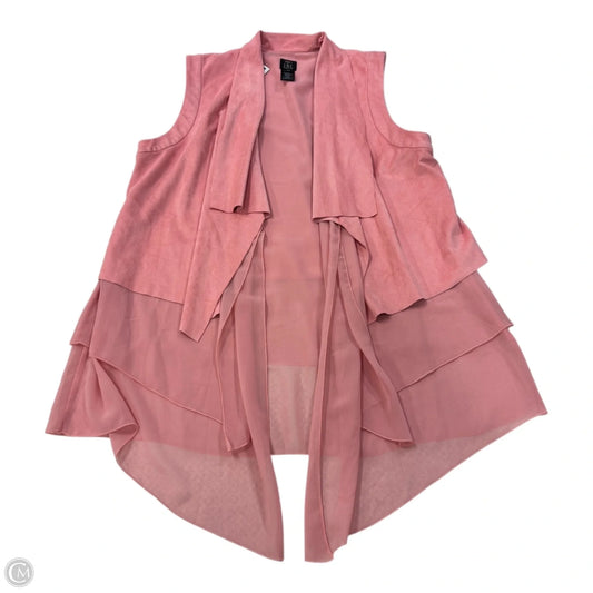 Vest Other By Inc In Pink, Size: L