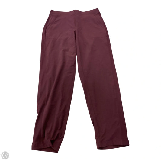 Athletic Pants By Athleta In Maroon, Size: 6