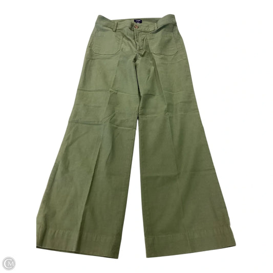 Pants Wide Leg By J. Crew In Green, Size: 6p