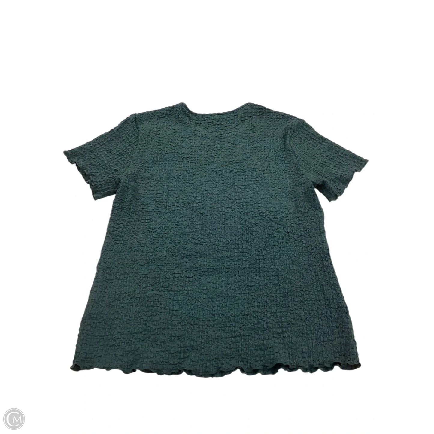 Top Short Sleeve By Tahari In Green, Size: Xl