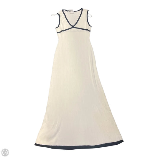 Dress Casual Maxi By Cmc In White, Size: 14