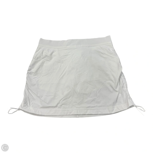 Athletic Skort By Columbia In White, Size: L