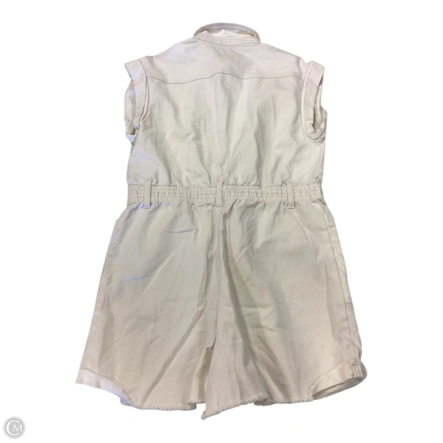 Romper By And Now This In White Denim, Size: M