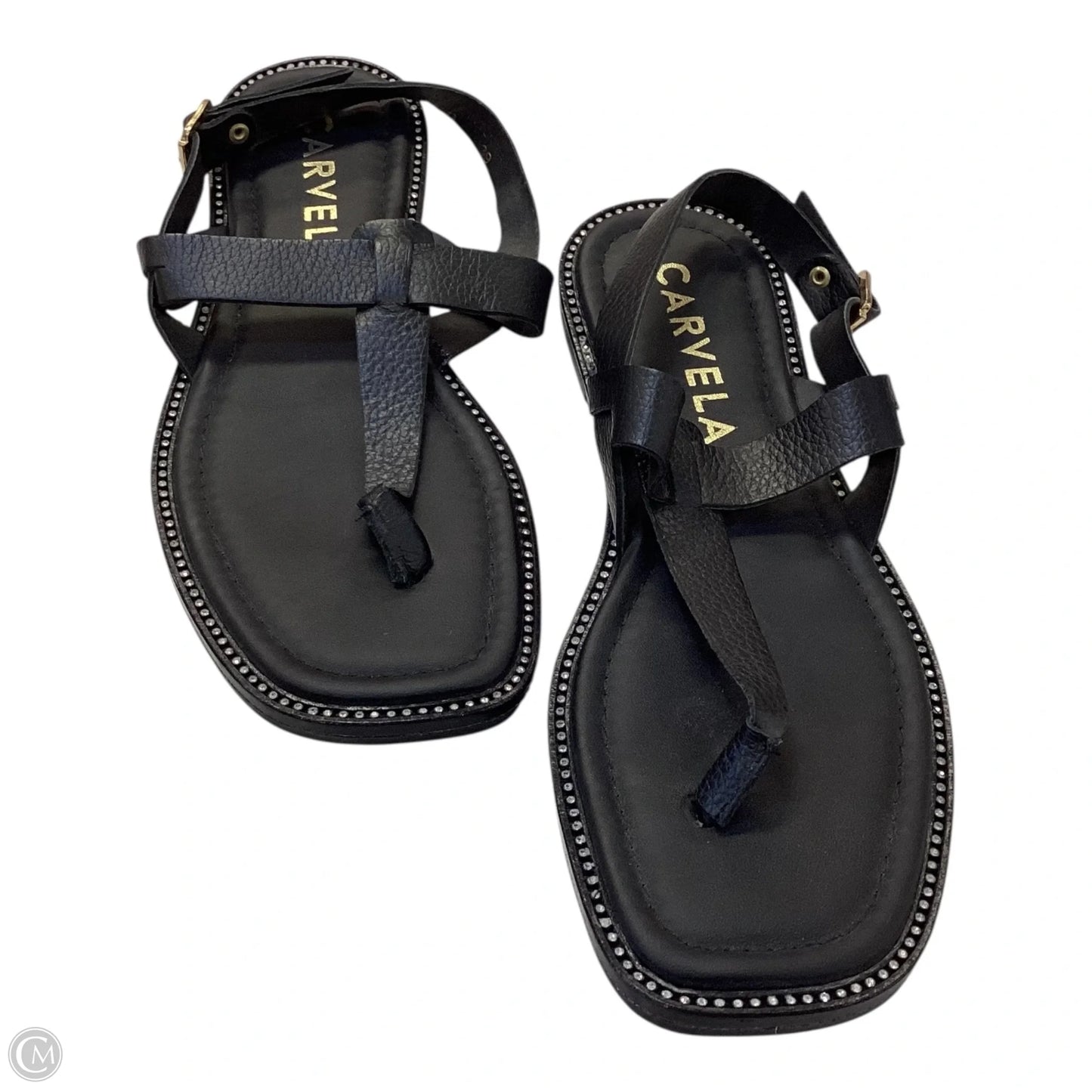 Sandals Flats By Carvela In Black, Size: 9