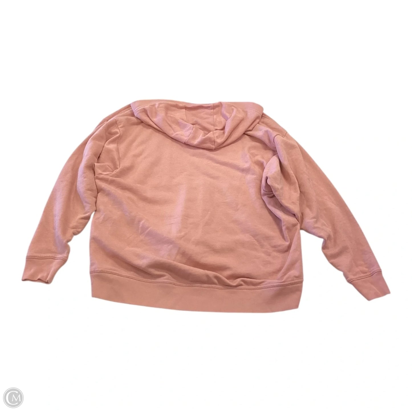 Sweatshirt Hoodie By Nike In Coral, Size: S