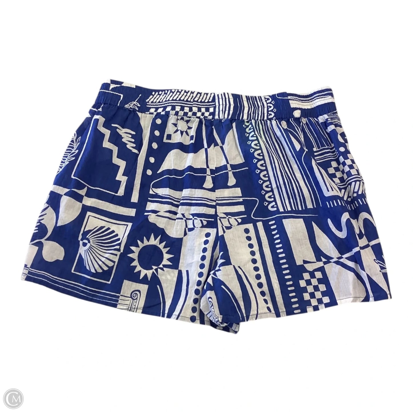 Shorts By Haute Hippie In Blue & White, Size: L