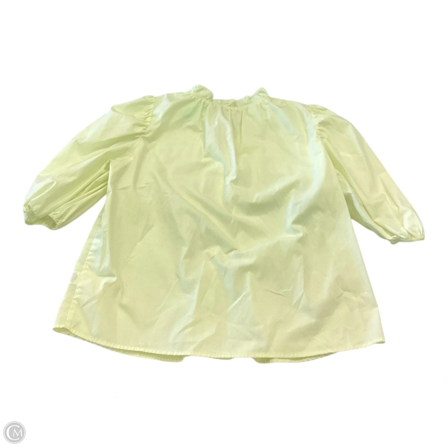 Top Short Sleeve By Cmc In Yellow, Size: M