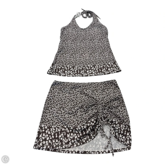 Swimsuit 2pc By Clothes Mentor In Brown, Size: L