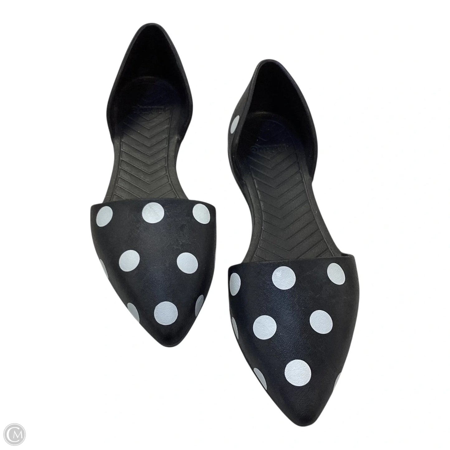 Shoes Flats By Clothes Mentor In Polkadot Pattern, Size: 8