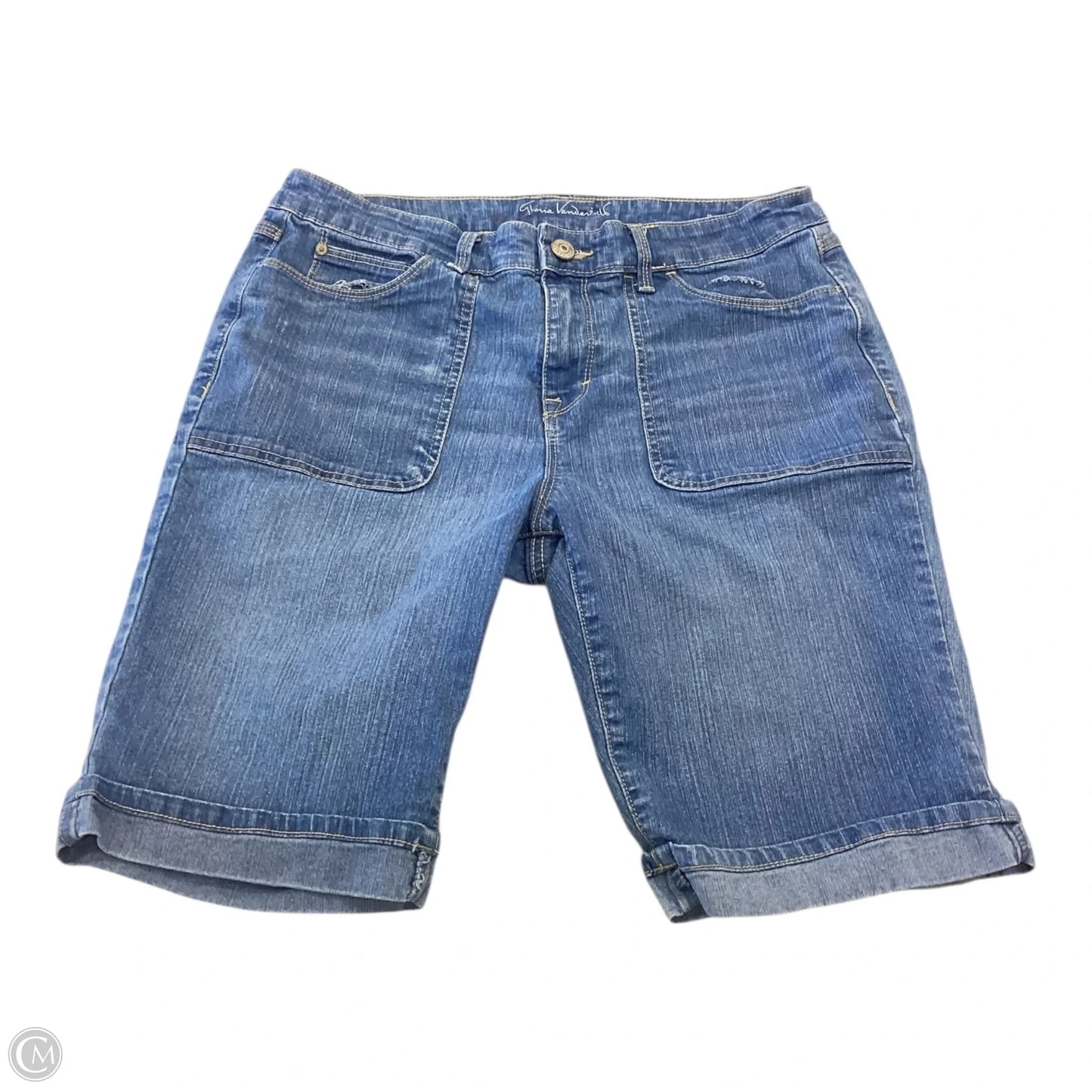 Shorts By Gloria Vanderbilt In Blue Denim, Size: 10
