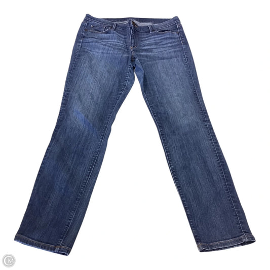 Jeans Skinny By Chaus In Blue Denim, Size: 16