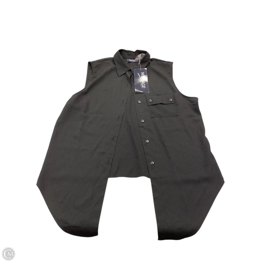 Top Sleeveless By Clothes Mentor In Black, Size: L