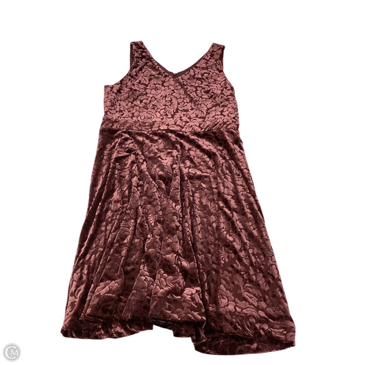 Dress Casual Short By Loft In Purple, Size: 12