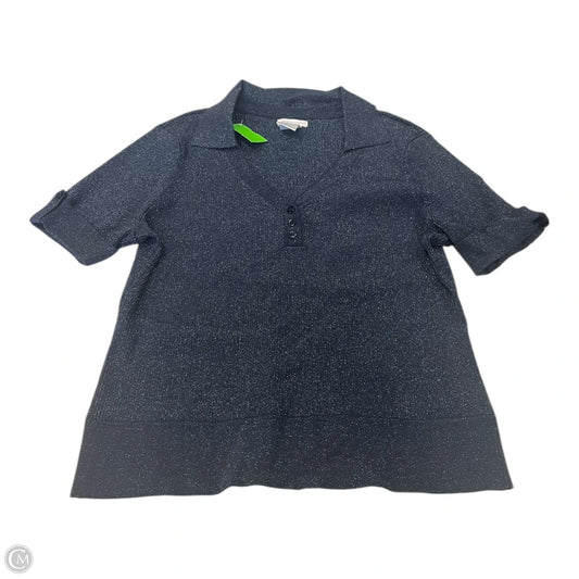 Top Short Sleeve By Worthington In Blue, Size: Xl