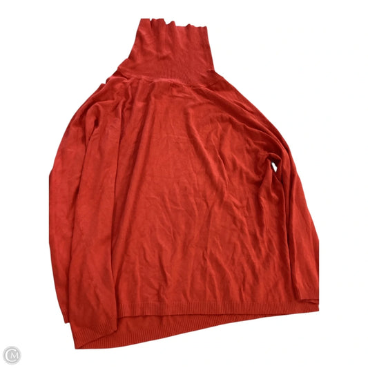 Sweater By Apostrophe In Orange, Size: 1x