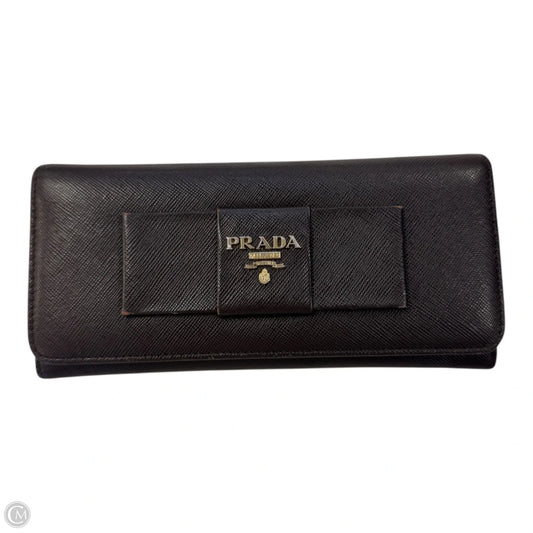 Wallet Luxury Designer By Prada, Size: Medium