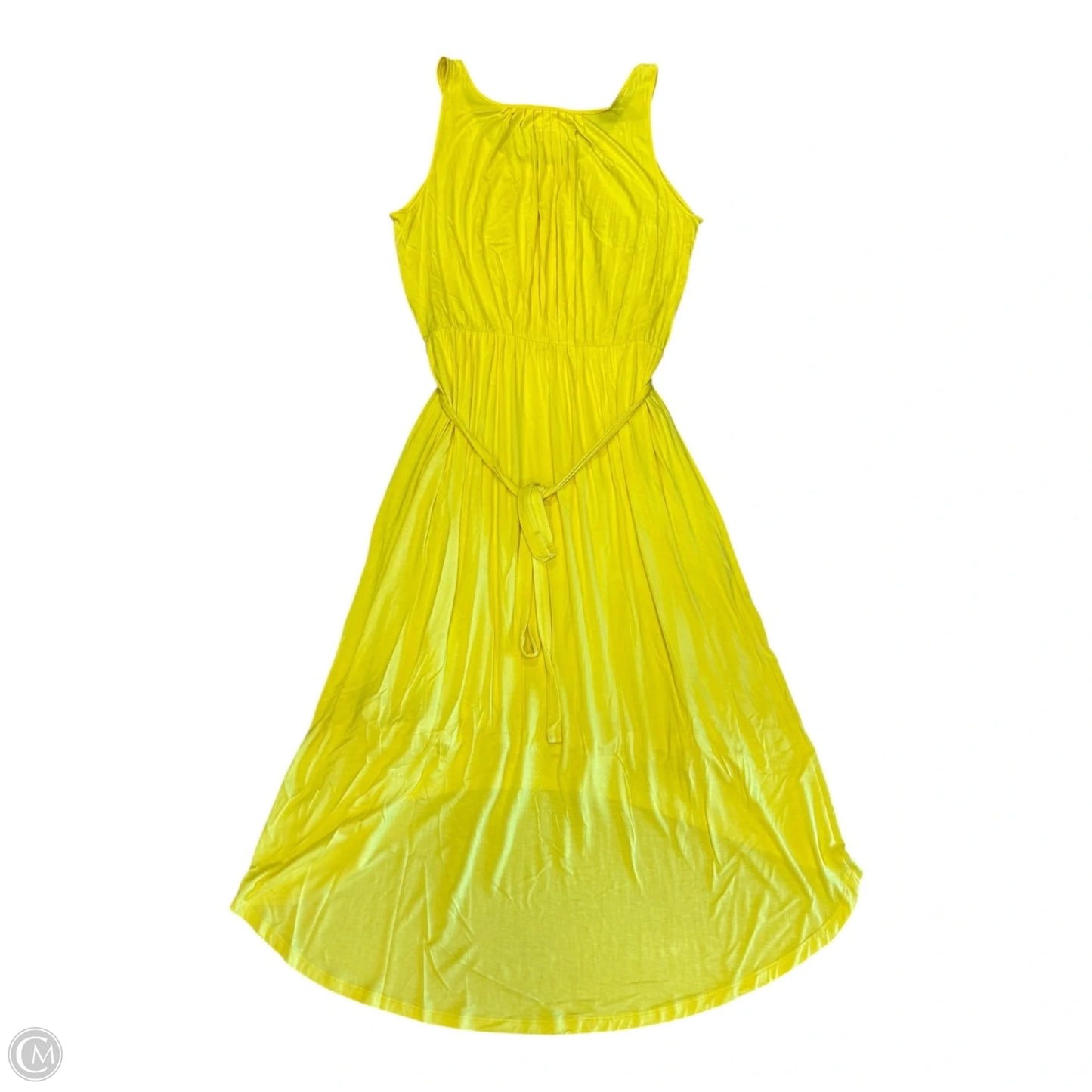 Dress Casual Short By Ann Taylor In Yellow, Size: L