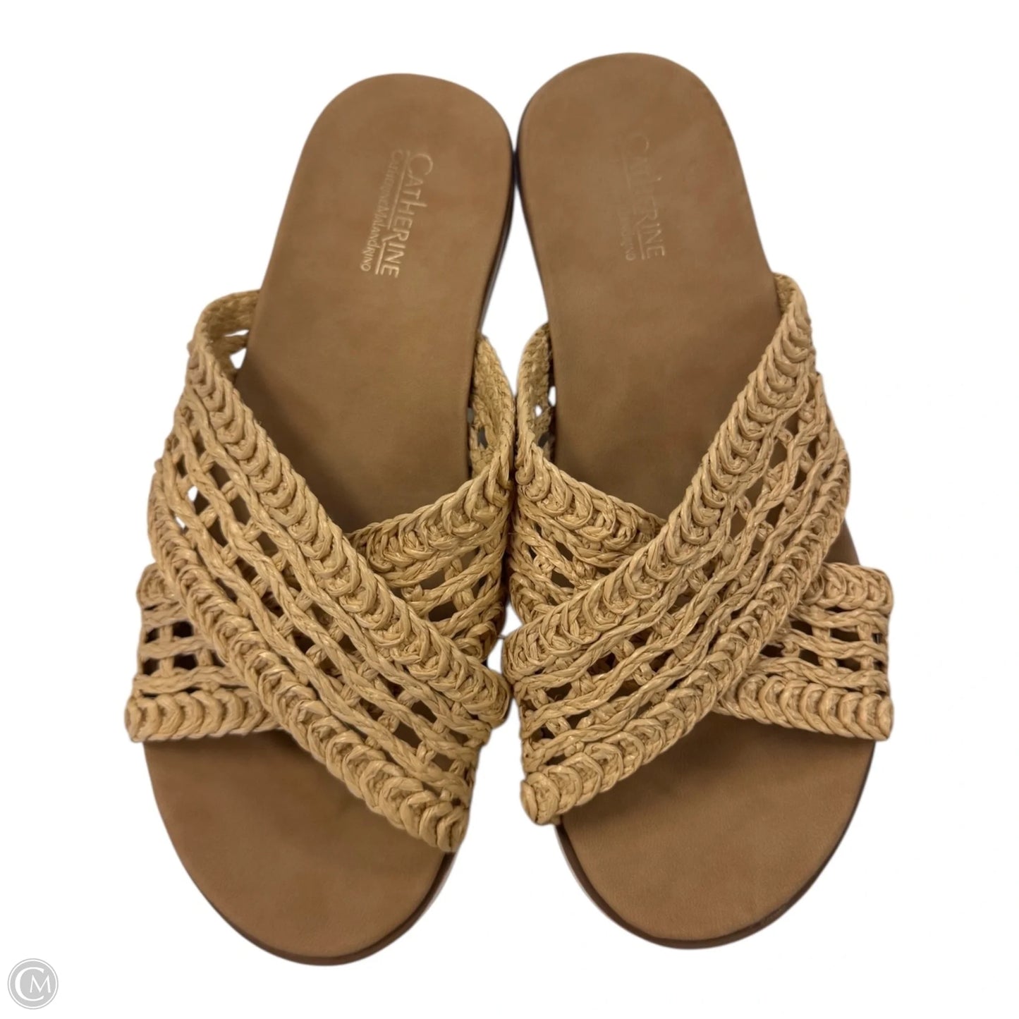 Sandals Flats By Catherine Malandrino In Tan, Size: 8