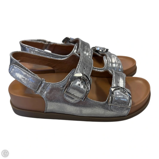 Sandals Flats By Dolce Vita In Silver, Size: 7