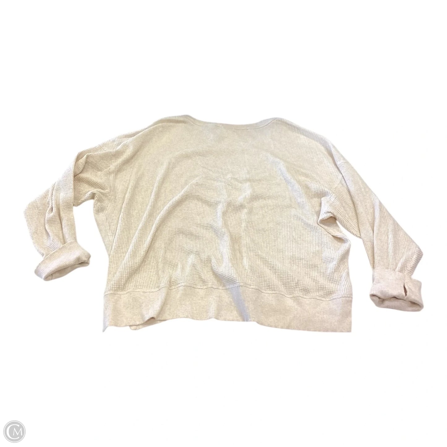 Top Long Sleeve By Offline By Aerie In Cream, Size: Xl