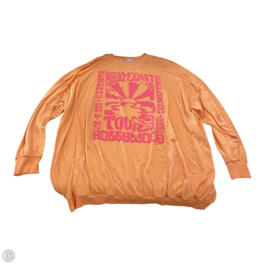 Top Long Sleeve By Show Me Your Mumu In Orange, Size: Xl