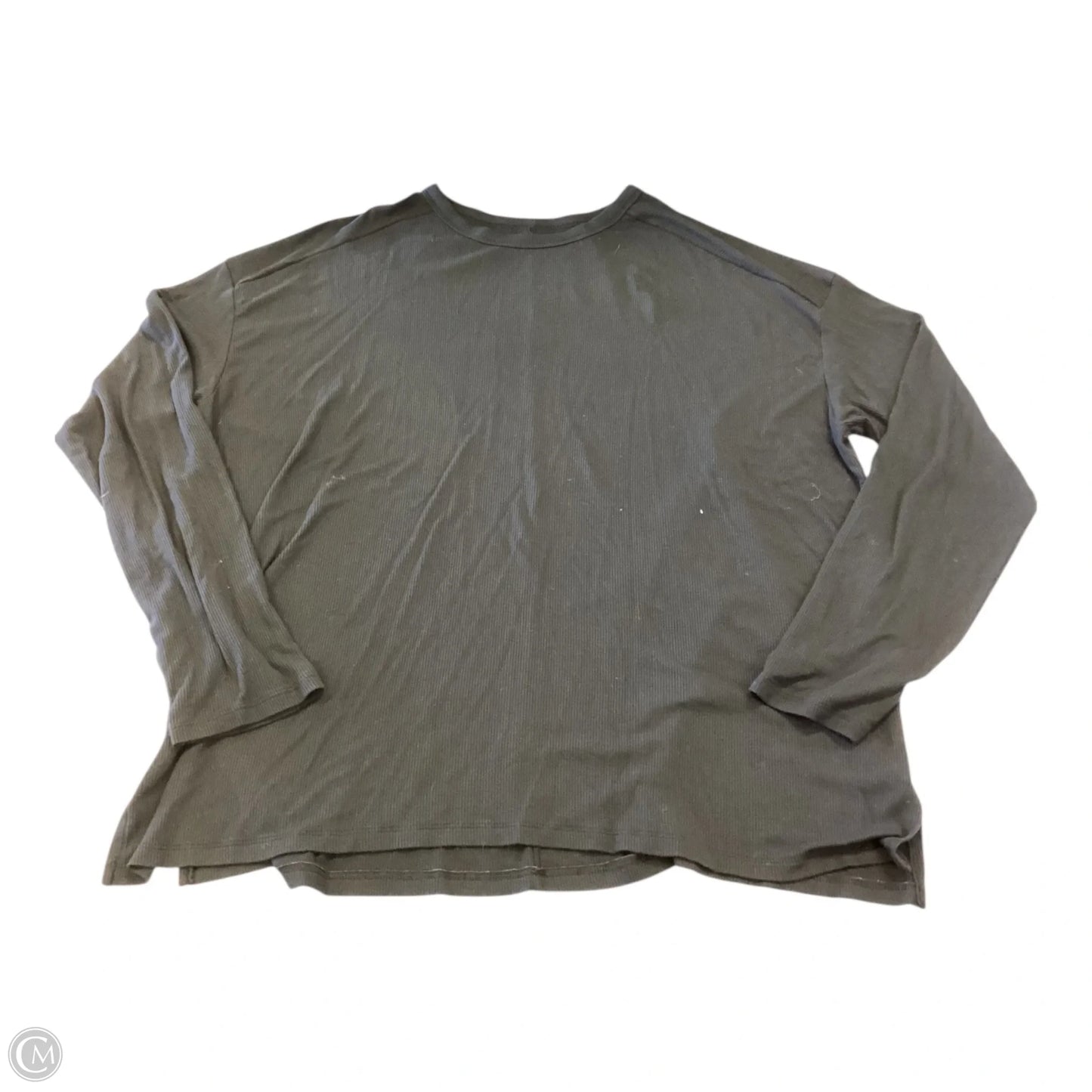 Top Long Sleeve Basic By American Eagle In Black, Size: Xl