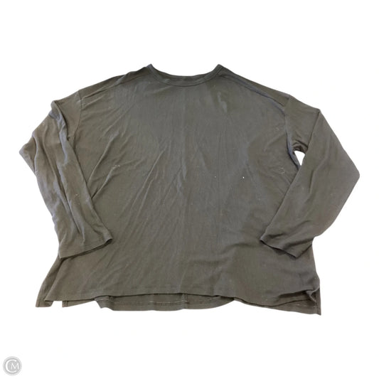 Top Long Sleeve Basic By American Eagle In Black, Size: Xl