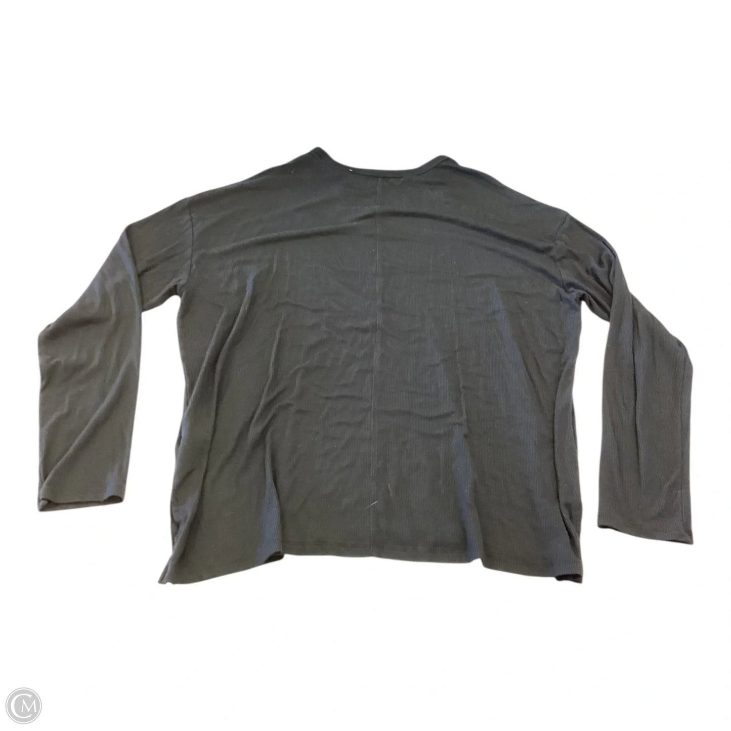 Top Long Sleeve Basic By American Eagle In Black, Size: Xl