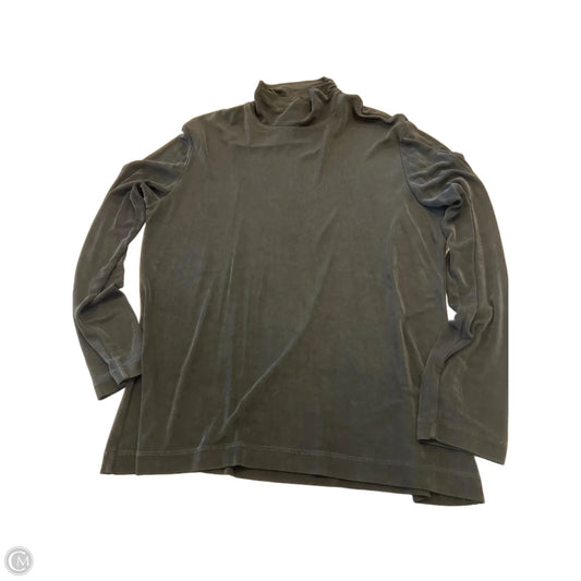 Top Long Sleeve By Chicos In Black, Size: L