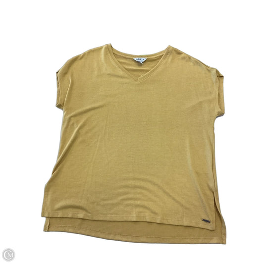Top Short Sleeve Basic By Orvis In Yellow, Size: L