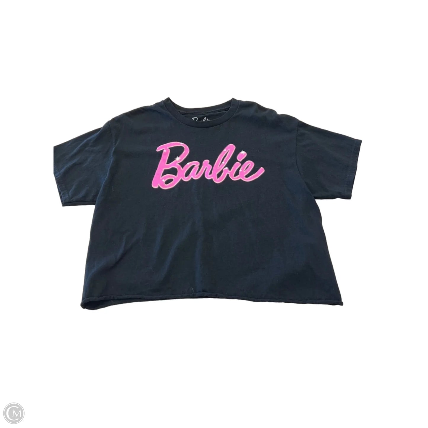 Top Short Sleeve Basic By Clothes Mentor In Black, Size: L