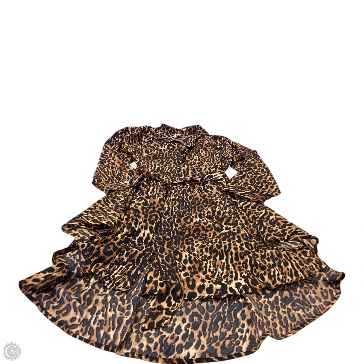 Dress Casual Short By Clothes Mentor In Animal Print, Size: Xl