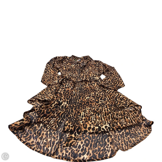 Dress Casual Short By Clothes Mentor In Animal Print, Size: Xl