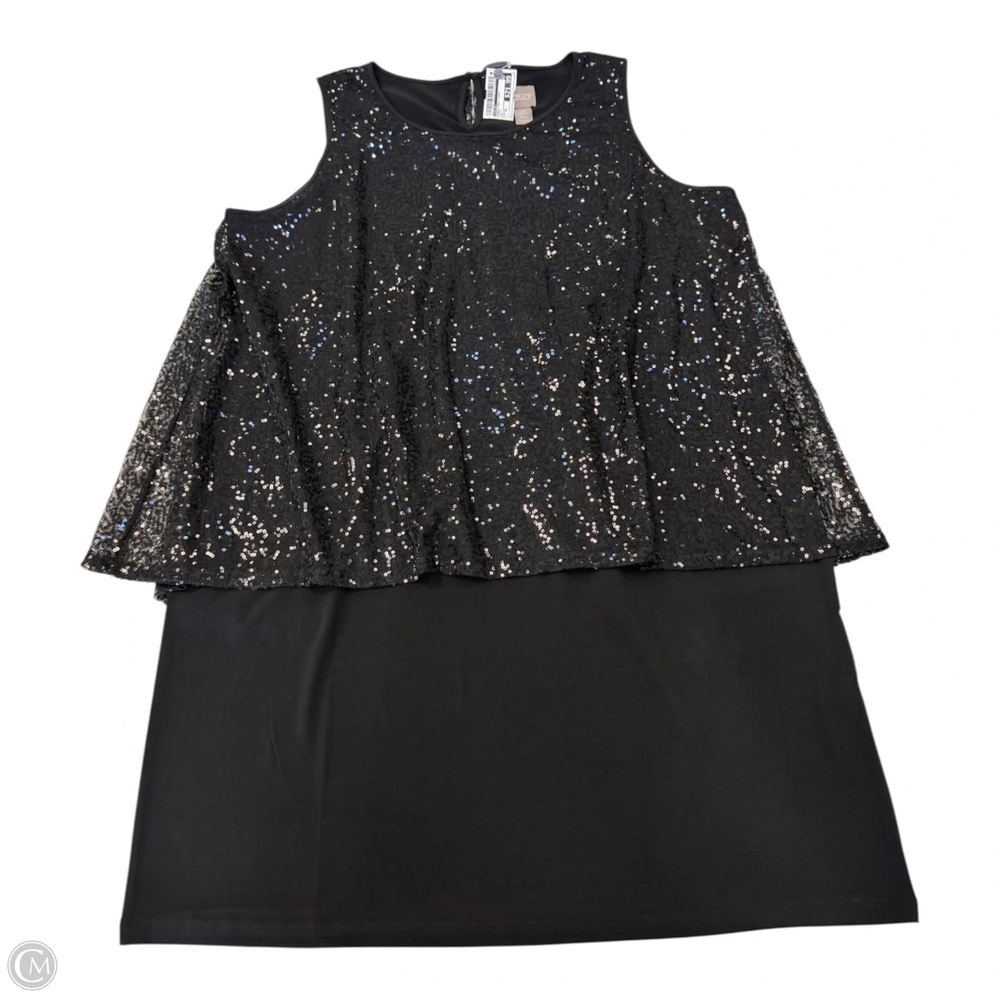 Dress Party Short By Chicos In Black, Size: Xl