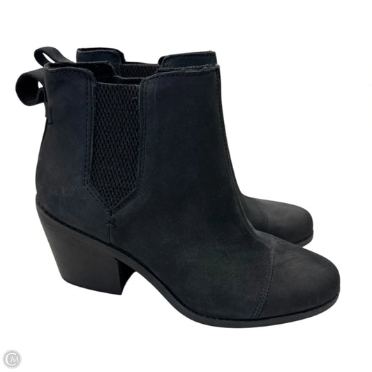 Boots Ankle Heels By Toms In Black, Size: 6